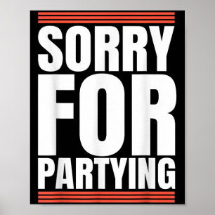 Sorry Leuk Voor Feestelijke Verjaardag Festi Poster