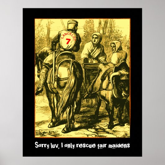 Sorry luv, ik redd alleen maar fair maidens. poster (Voorkant)
