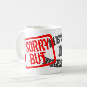 Sorry, maar hij is niet mijn President. Koffiemok (Voorkant links)