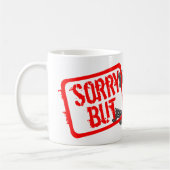 Sorry, maar hij is niet mijn President. Koffiemok (Links)