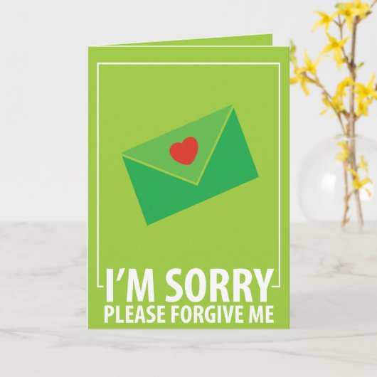 Sorry, maar ik ben zwanger kaart (Gele Bloem)