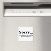 Sorry Magneet (Insitu (Vaatwasser))