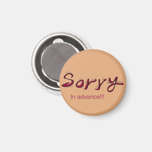 Sorry magneten (Voorkant / Achterkant)