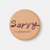 Sorry magneten (Voorkant)