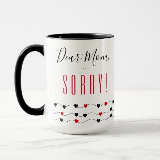 Sorry mam | Grappige mama Mok (Links)