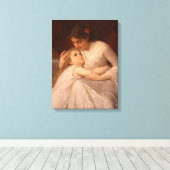 Sorry, mam (liefdevolle dochter en moeder) canvas afdruk (Insitu (Houten vloer))