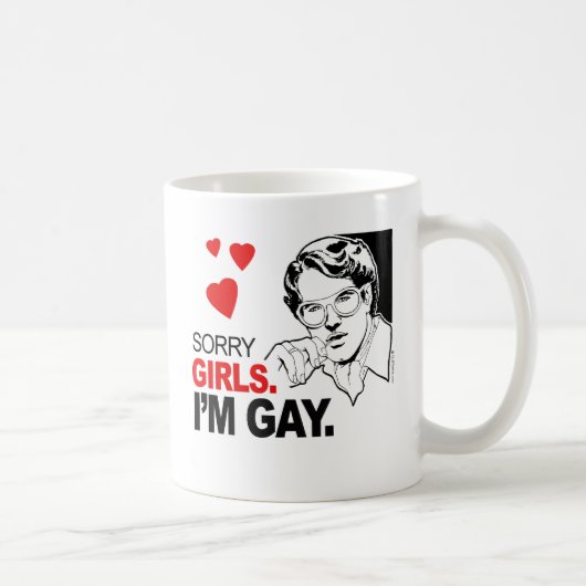 Sorry Meiden Ik Ben Homo Koffiemok (Rechts)