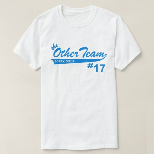 Sorry meisjes die ik speel voor het andere team LG T-shirt (Design voorkant)