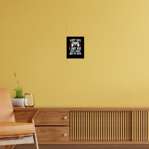 Sorry meisjes, ik hou alleen van videogames en mij poster