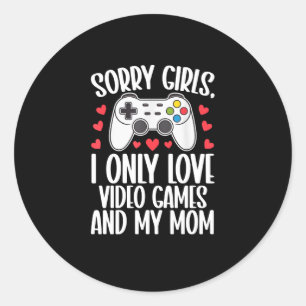 Sorry meisjes, ik hou alleen van videogames en mij ronde sticker