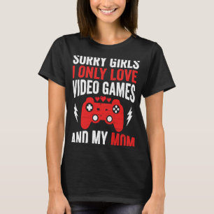 Sorry meisjes, ik hou alleen van videogames en mij t-shirt