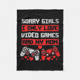 Sorry Meisjes Ik Hou Alleen Van Videospellen En Mi Fleece Deken