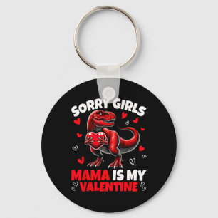 Sorry Meisjes Mama Is Mijn Valentijn Dinosaurus Va Sleutelhanger