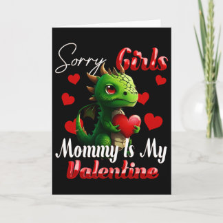Sorry Meisjes Mamma Is Mijn Valentijn Grappig Door Kaart