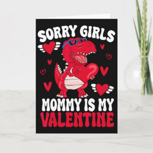 Sorry Meisjes Mammie Is Mijn Valentijn Door Kaart