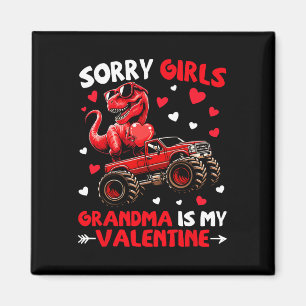 Sorry Meisjes Oma Is Mijn Valentijnsdag Dinosaur M Magneet