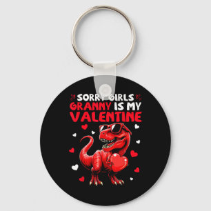 Sorry Meisjes Oma Is Mijn Valentijnsdinosaurus Vas Sleutelhanger