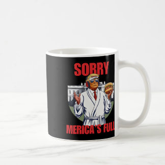 Sorry Merica's volledige grappige Trump Sleepwear Koffiemok