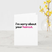 Sorry met je knipbeurt Sympathiekaart Kaart (Gele Bloem)