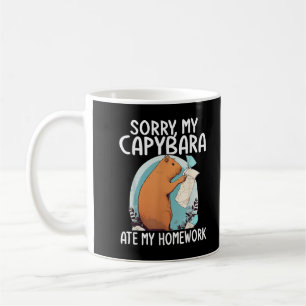 Sorry Mijn Capybara Heeft Mijn Huiswerk Opgegeten  Koffiemok