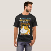 Sorry mijn cavia at mijn huiswerk _1 t-shirt (Voorkant volledig)