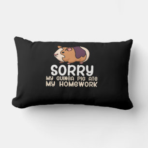 Sorry, mijn cavia at mijn huiswerk op Schattige Kussen