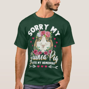 Sorry mijn cavia heeft mijn huiswerk opgegeten Kin T-shirt