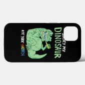 Sorry, mijn dinosaurus en je Unicorn Case-Mate iPhone Case (Achterkant (horizontaal))