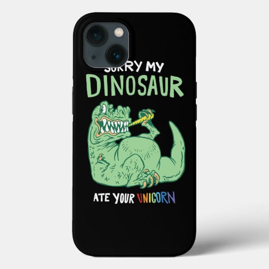 Sorry, mijn dinosaurus en je Unicorn Case-Mate iPhone Case (Achterkant)