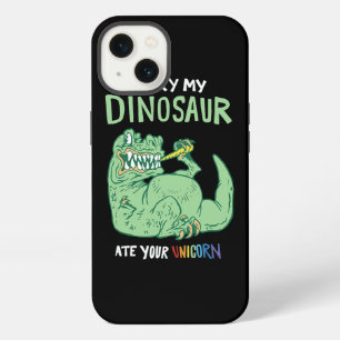 Sorry Mijn Dinosaurus Heeft Je Eenhoorn Gegeten iPhone 13 Hoesje