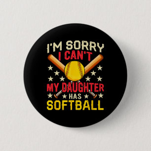 Sorry mijn dochter heeft een grappig softll-speler ronde button 5,7 cm