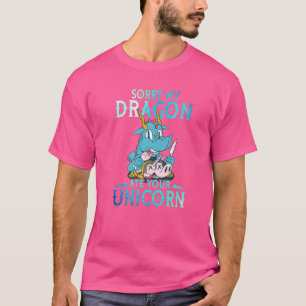 Sorry, mijn draak over je Unicorn Dragon Kinder T-shirt