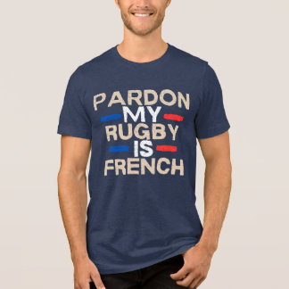 Sorry, mijn rugby is Frans — leuk ontwerp Tri-Blend Shirt