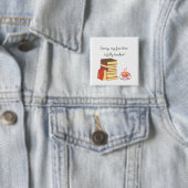 Sorry, mijn vrije tijd is volledig geboekt vierkante button 5,1 cm (In situ)