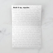 Sorry, Muffin en Andere Verschillende Gebakjes Kaart (Binnen)