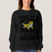 Sorry My Bearded Dragon Ate My Homework Trui (Voorkant)