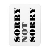 Sorry niet, Flexi Magnet Magneet (Verticaal)