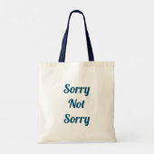 Sorry niet tote bag (Achterkant)