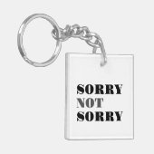 Sorry niet voor Acrylische Sleutelhanger (Voorkant Links)