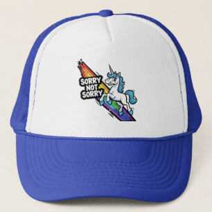 Sorry not Sorry Eenhoorn Trucker Pet