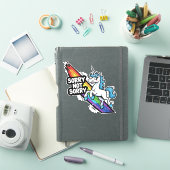 Sorry Not Sorry Eenhoorn Vinyl Sticker (iPad Cover)