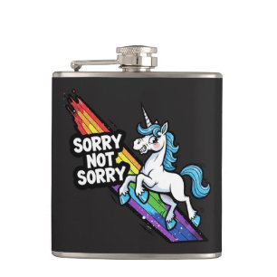 Sorry not Sorry Eenhoring Fles Heupfles