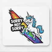 Sorry not Sorry Eenhoring Muismat (Voorkant)