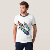 Sorry not Sorry Eenhoringbel T-shirt (Voorkant volledig)