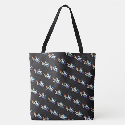 Sorry not Sorry Eenhoringstassen Tote Bag (Voorkant)