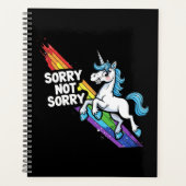 Sorry not Sorry Unicorn Planner (Voorkant)