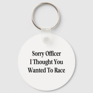 Sorry officier sleutelhanger