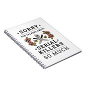 SORRY OM TE PRATEN OVER SERIËLE KILLERS ZO VEEL NOTITIEBOEK (Rechterzijde)