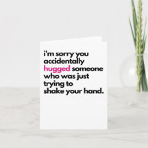 Sorry over de knuffel Condoleancekaart