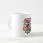Sorry Over Je Kinderen Retro Grappige Moederdag Koffiemok (Voorkant links)